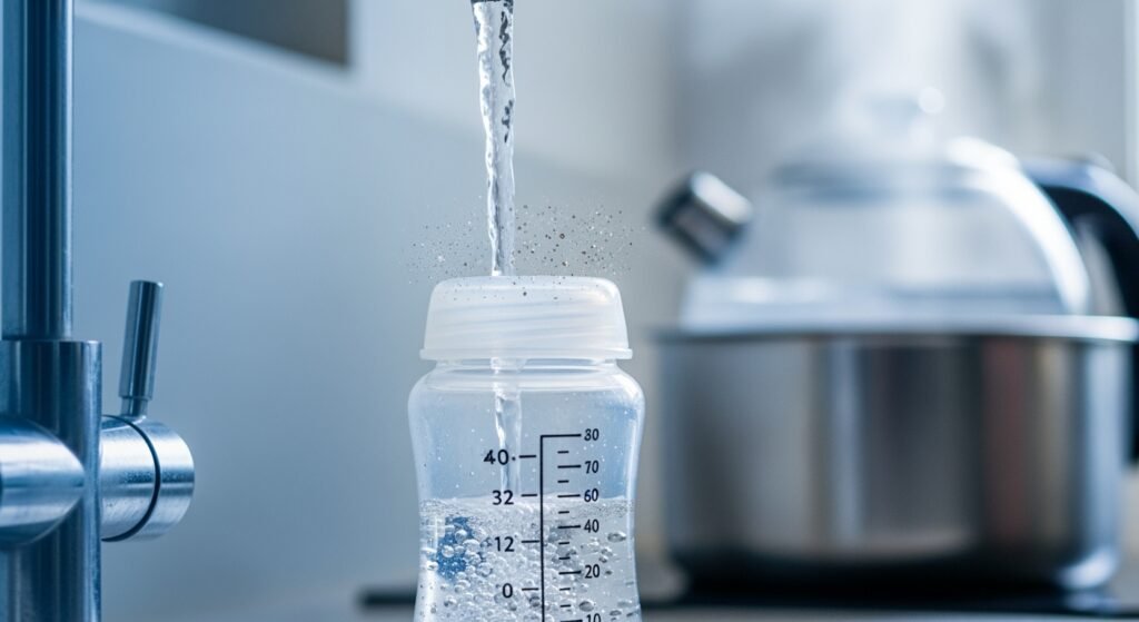 Wasser für Babynahrung, Blausucht Nitrat, Wasser abkochen Schadstoffe